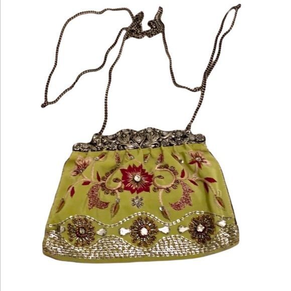 𝅺VINTAGE silk bag/  pouch/wallet in good condition. - Picture 1 of 14